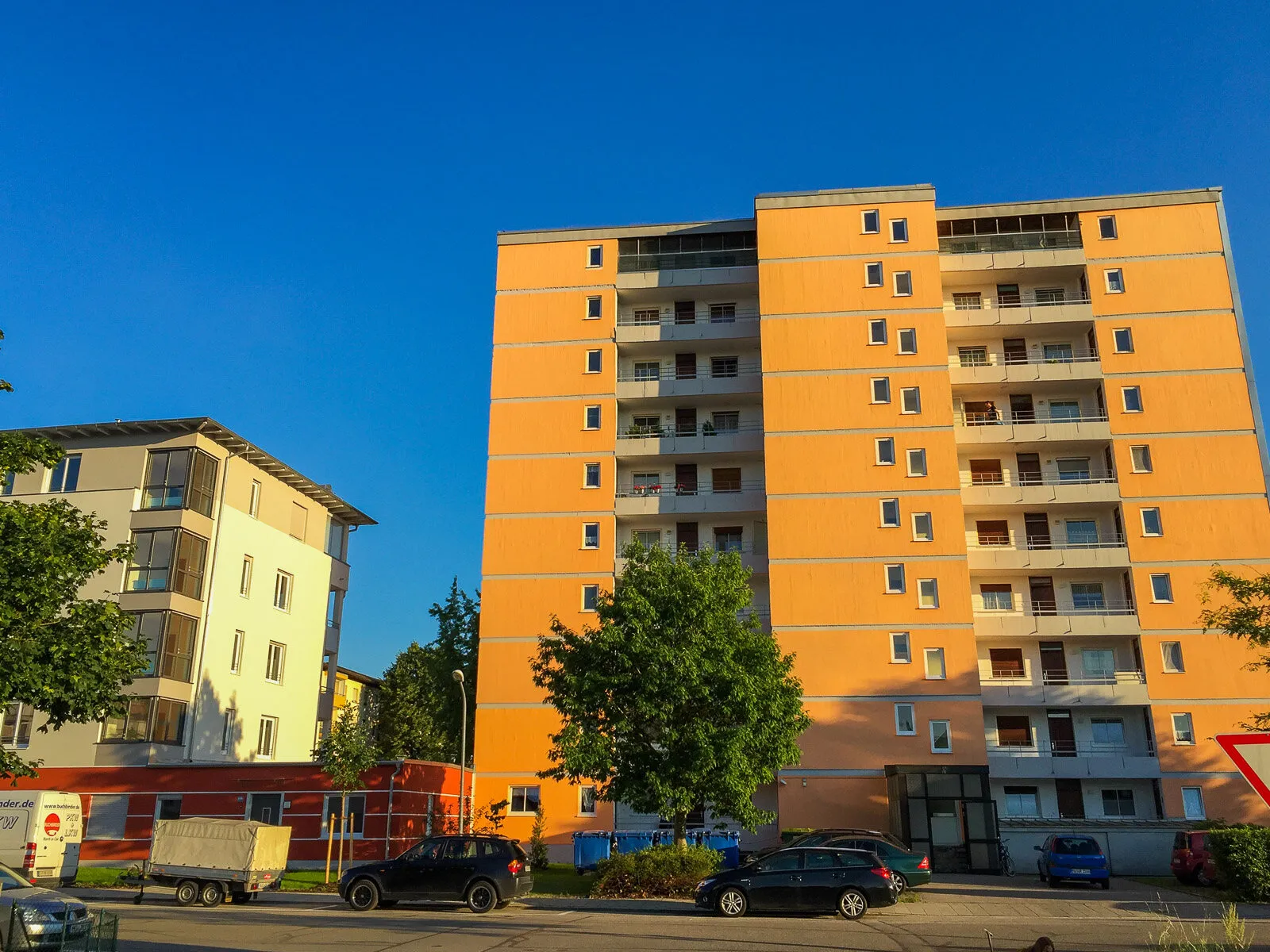 Hochhaus Alpenblick von außen
