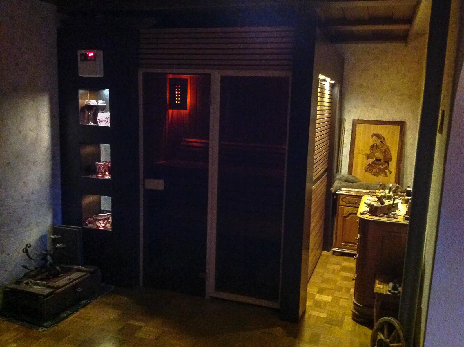 Sauna im Untergeschoss