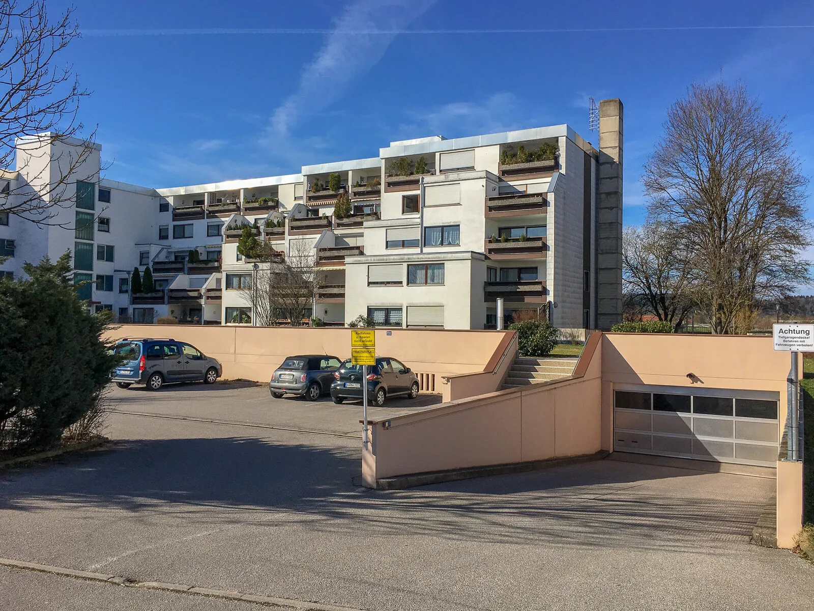 Wohnanlage in Töging von außen